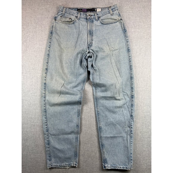 VTG 90s Levi's SilverTab Baggy Jeans Men 34x32 Light Wash Denim Skater Y2K USA